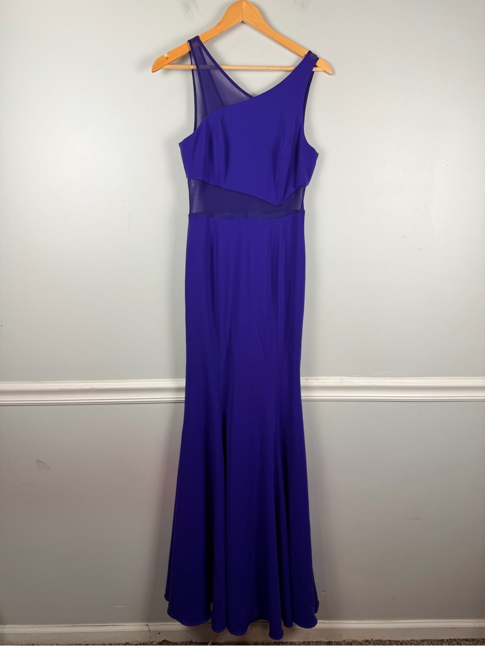 Jay Godfrey Rogers Maxi Dress indigo  Formal Prom black tie wedding  Size 2